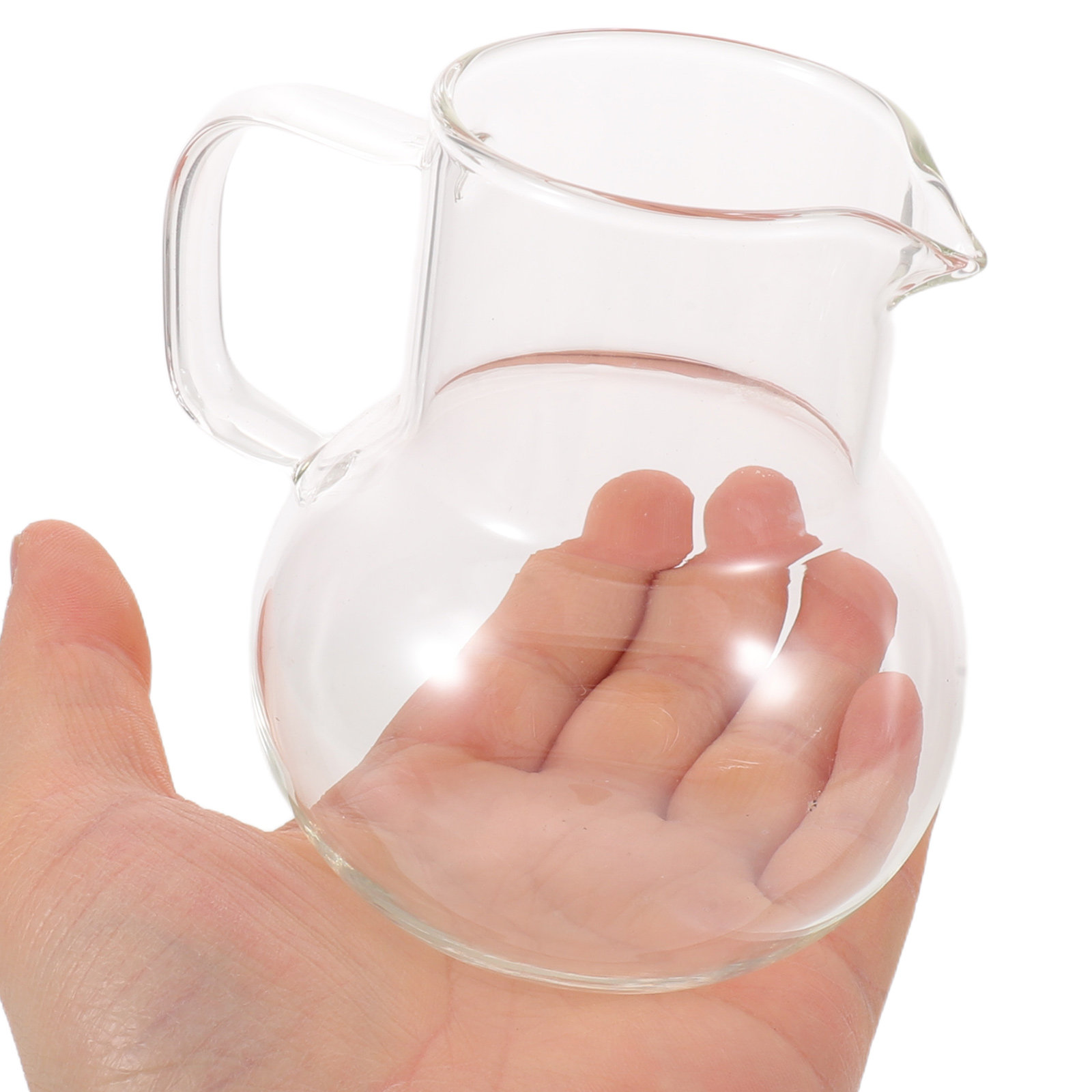 Pour Spout Pitcher - 6.8oz 200Ml Pitcher Kaca dengan Cerat