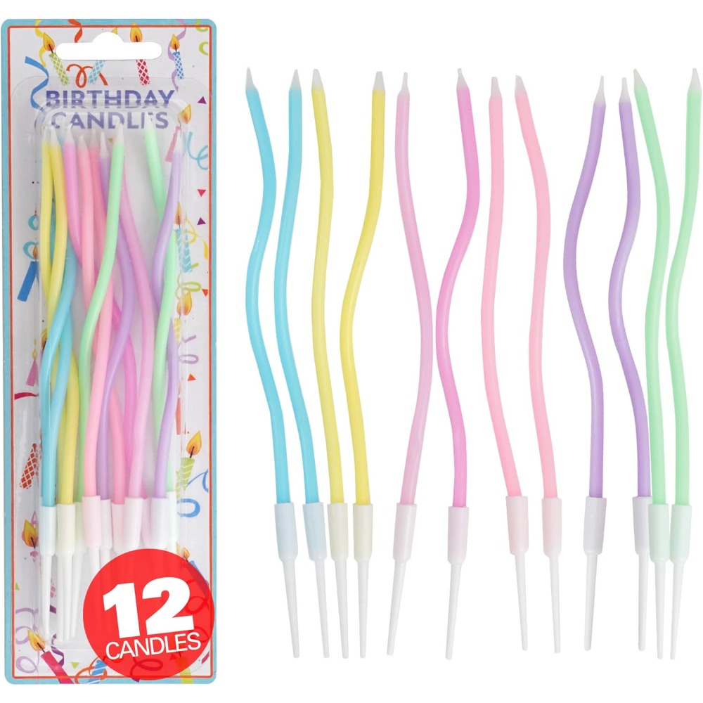 Candle Holder Supplies - Set Lilin Kue Ulang Tahun Spiral
