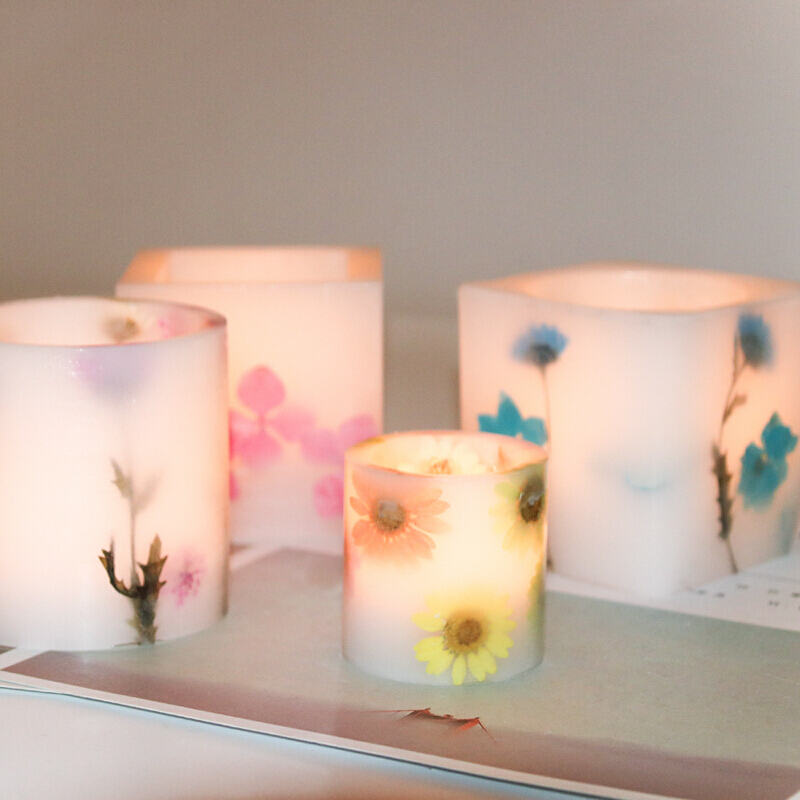 Candle Supplies Storage - Cangkir lilin tahan angin cetakan akrilik
