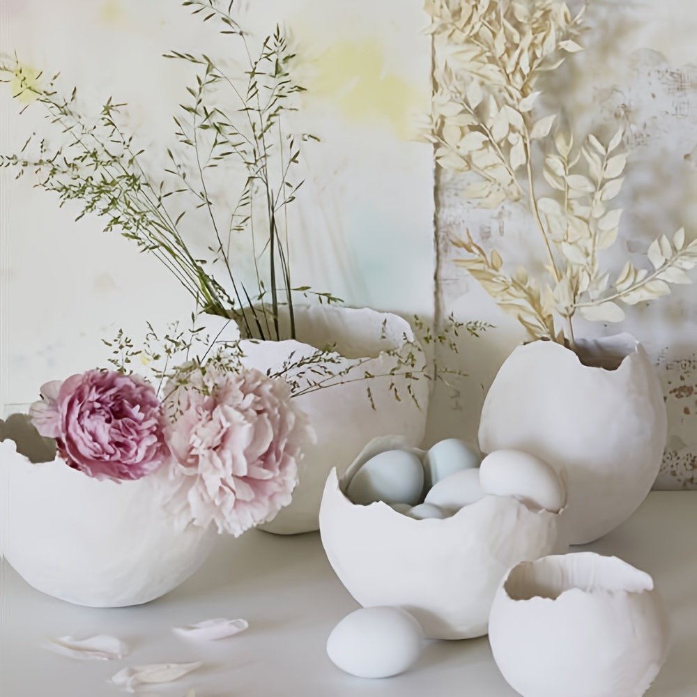 Candle Holder Supplies - Cetakan Resin Silikon Bentuk Telur untuk