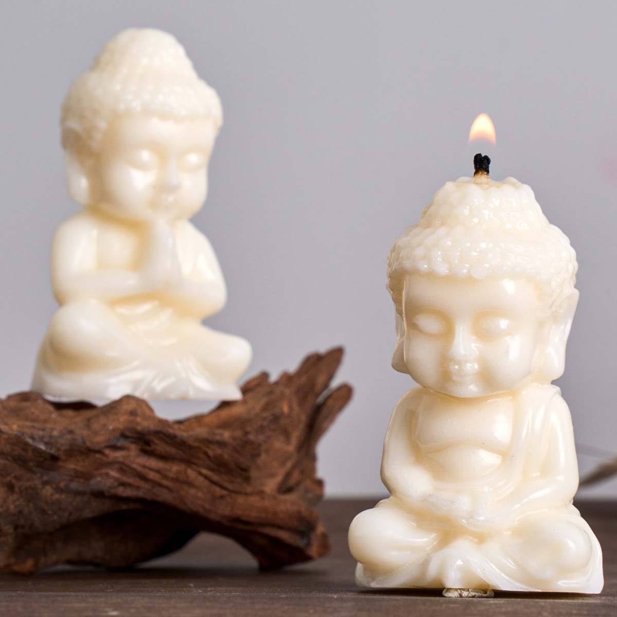 Zen Candle Supplies - Cetakan Lilin Silikon Buddha 3D DIY