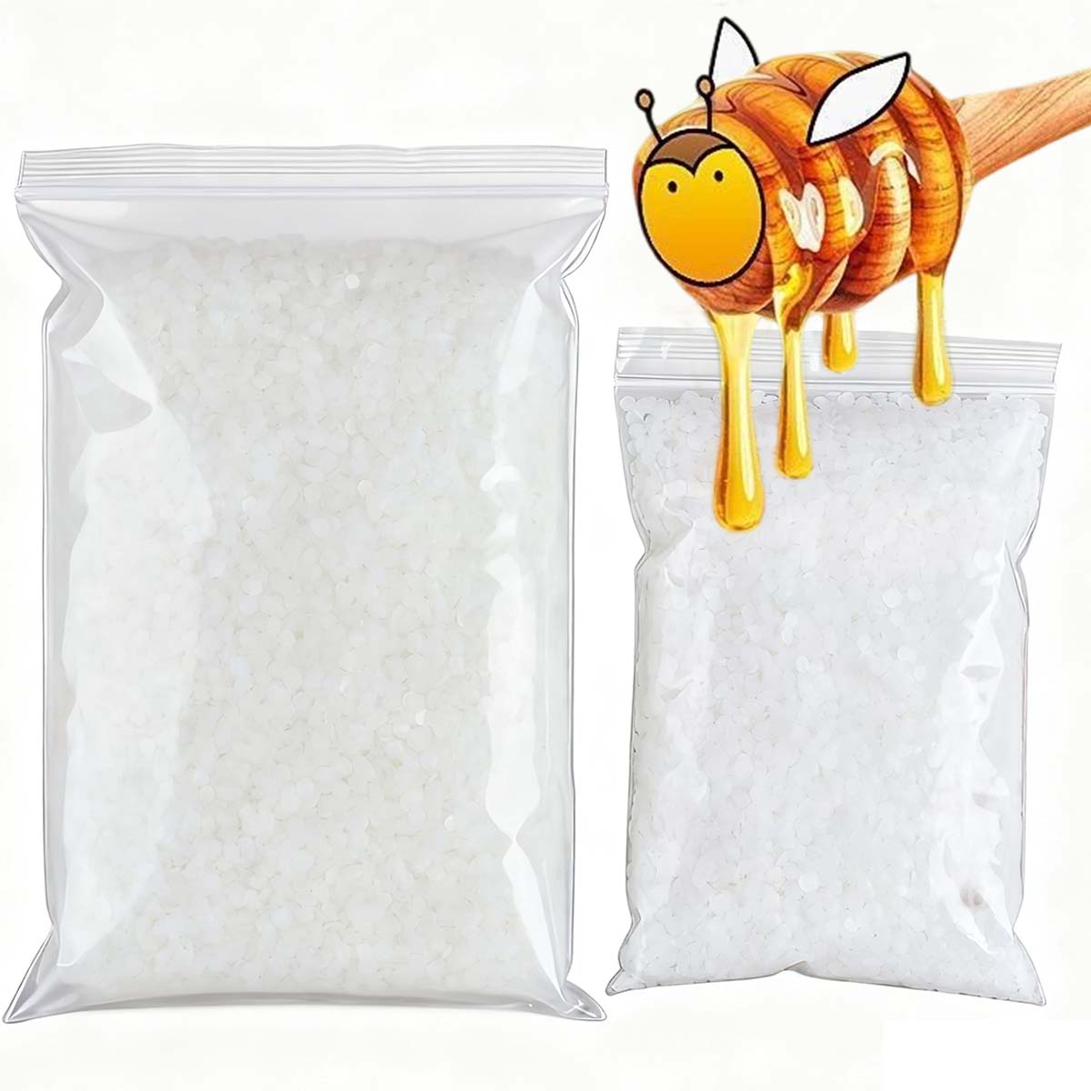 Candle Supplies Storage - 200g-1000g Lilin Lebah Putih Murni Alami