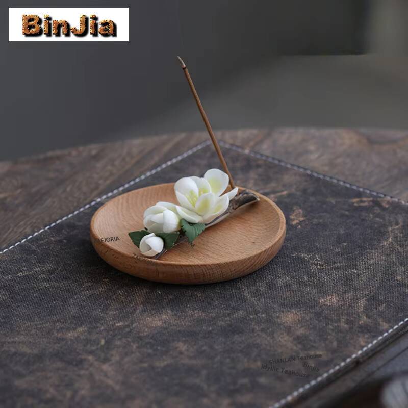 Zen Candle Supplies - Tempat Dupa Cabang Magnolia Pembakar Dupa