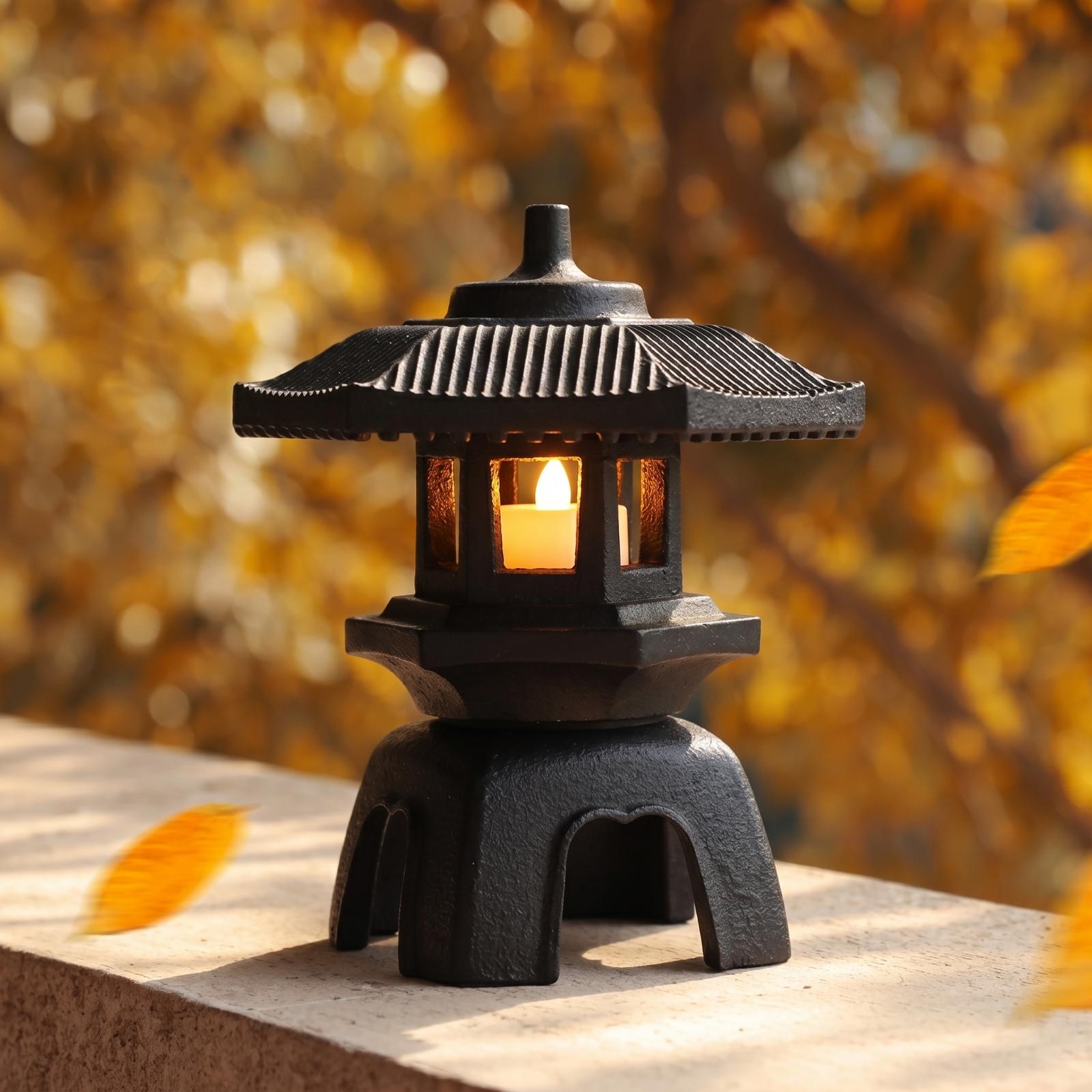 Lentera Besi Cor dengan Ukiran - Candle Holder Supplies ulasan dan harga