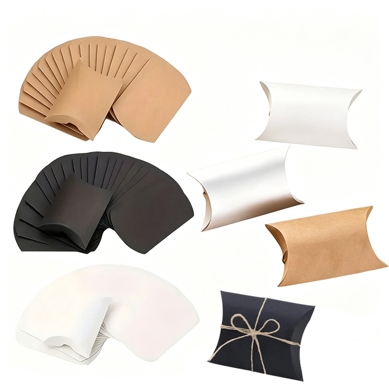 50/100 Buah Kotak Bantal Kerta - Kraft Paper Box ulasan dan harga