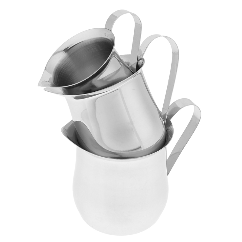 Panci Krim Susu Stainless Stee - Pour Spout Pitcher ulasan dan harga