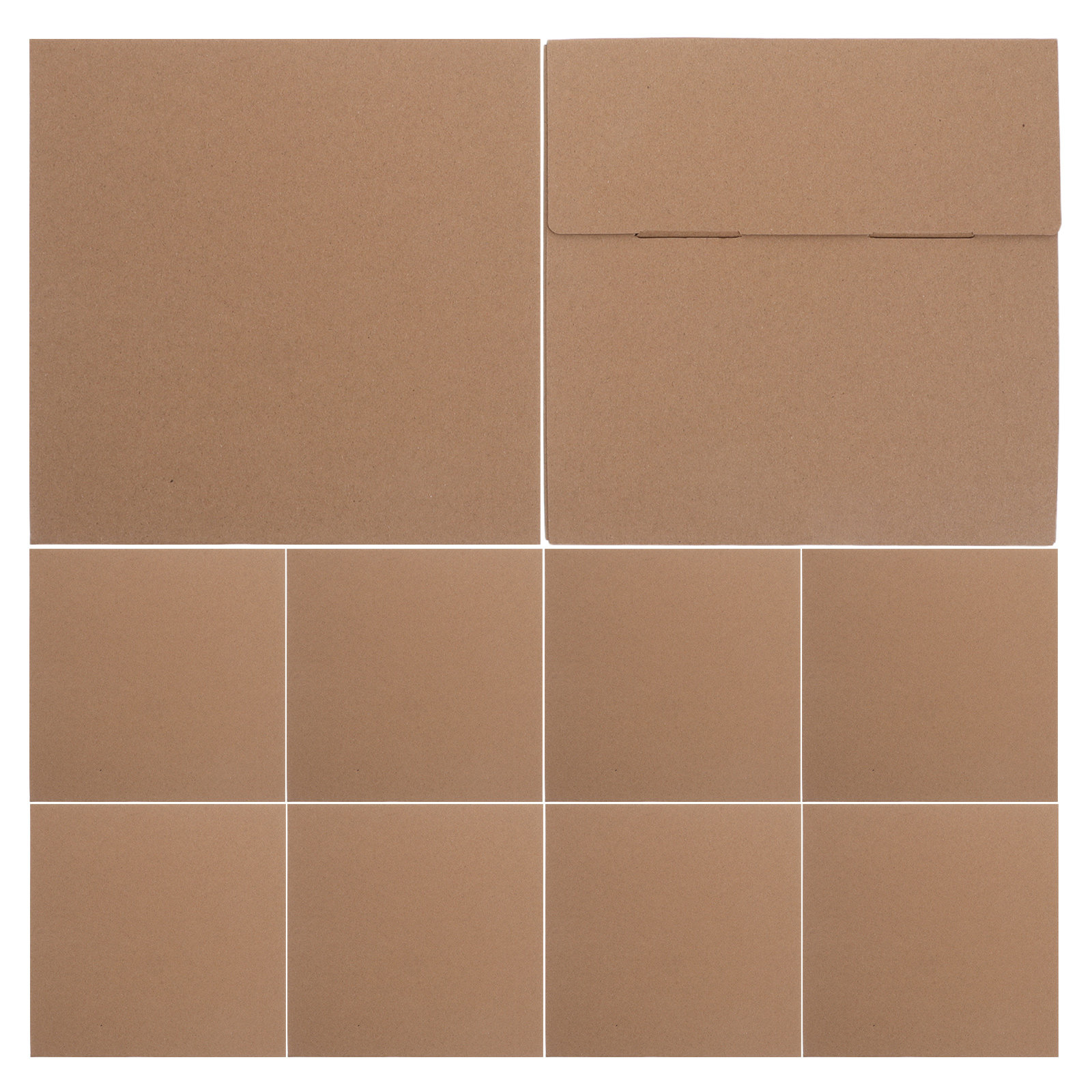10 Buah Kotak Pengiriman Kerta - Kraft Paper Box ulasan dan harga