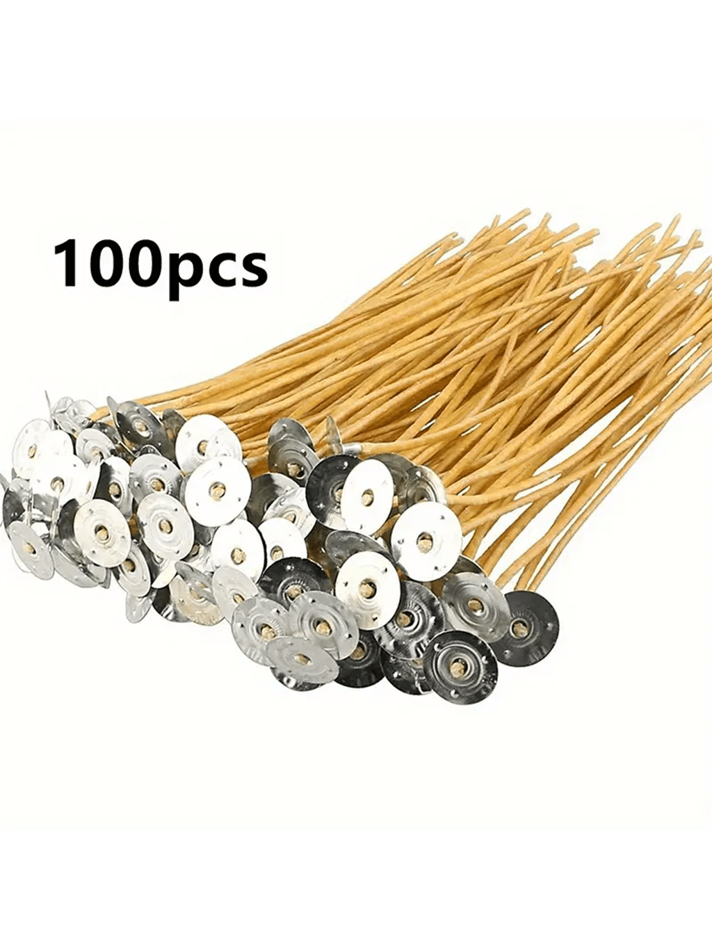 100 Sumbu Lilin Lebah dan Rami - Cotton Wick 6 Inch ulasan dan harga