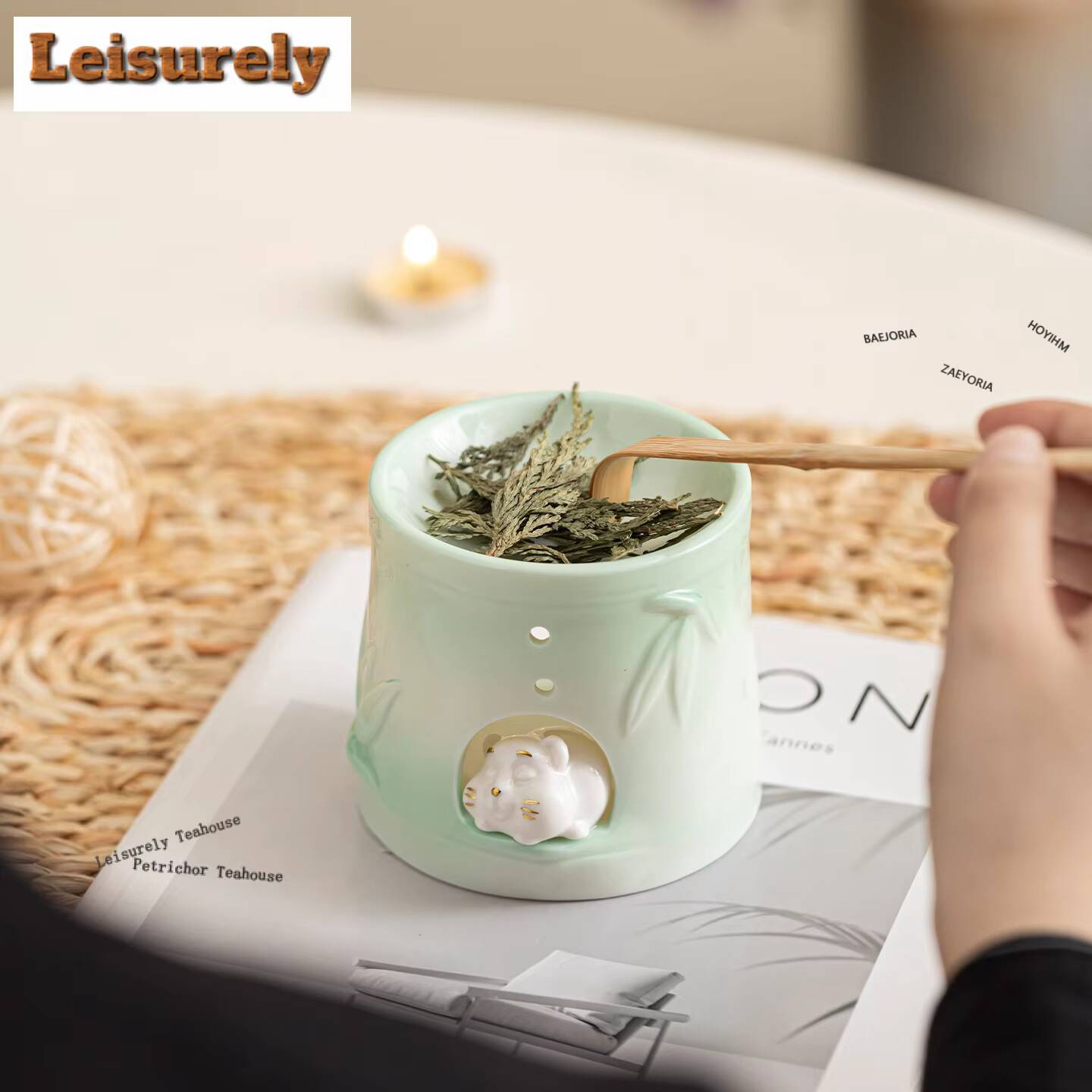 Tempat Dupa Tikus Bambu Pembak - Zen Candle Supplies ulasan dan harga