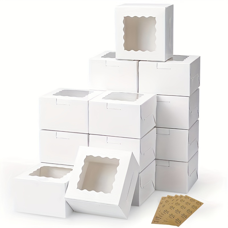 10 Buah Kotak Permen Kue Kerta - Kraft Paper Box ulasan dan harga