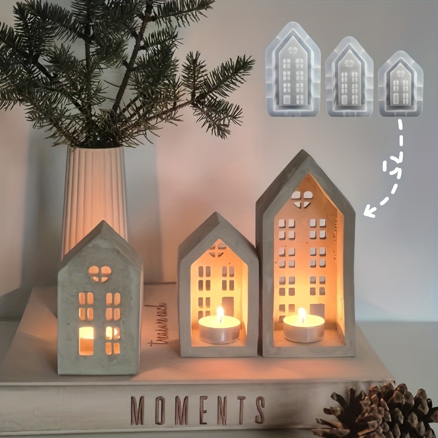 Cetakan Resin DIY Bentuk Hati  - Candle Holder Supplies ulasan dan harga